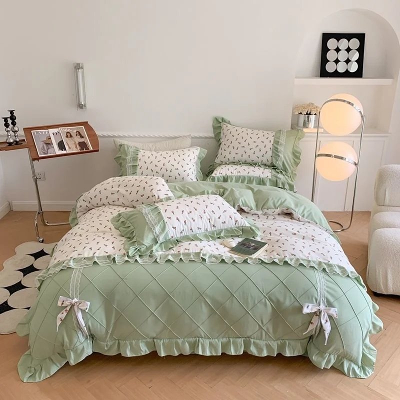 طقم سرير ماليزى ، خامة قطن