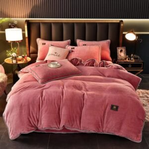 ⁦⁦⁦⁦⁦⁦طقم سرير ماليزى ، خامة قطن⁩⁩⁩⁩ فرو