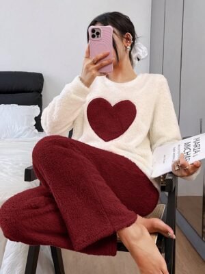 ⁦⁦⁦⁦⁦⁦⁦⁦⁦⁦⁦⁦⁦⁦⁦⁦⁦⁦⁦بيجامة للنساء خامة قطن فرو⁩⁩⁩⁩⁩