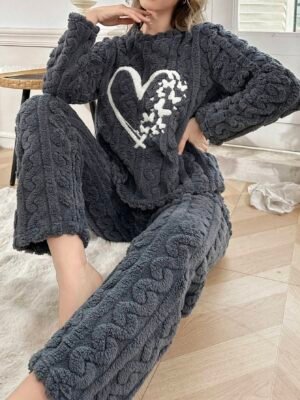 ⁦⁦⁦⁦⁦⁦⁦⁦بيجامة للنساء خامة قطن فرو