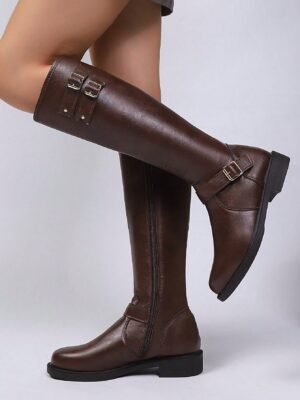 بوت نسائي خامة جلد