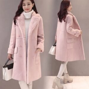 ⁦⁦⁦⁦⁦⁦⁦⁦⁦⁦⁦جاكيت طويل كورى خامة قطن بطانة فرو⁩⁩