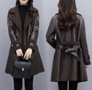 جاكيت كورى خامة جلد بطانة ثقيلة