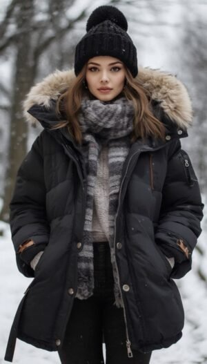 وتربروف مبطن شتوي ثقيل