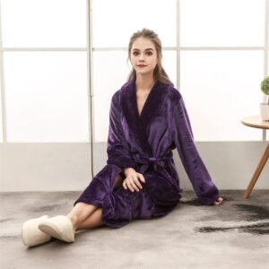 روب قطيفة ثقيل ناعم